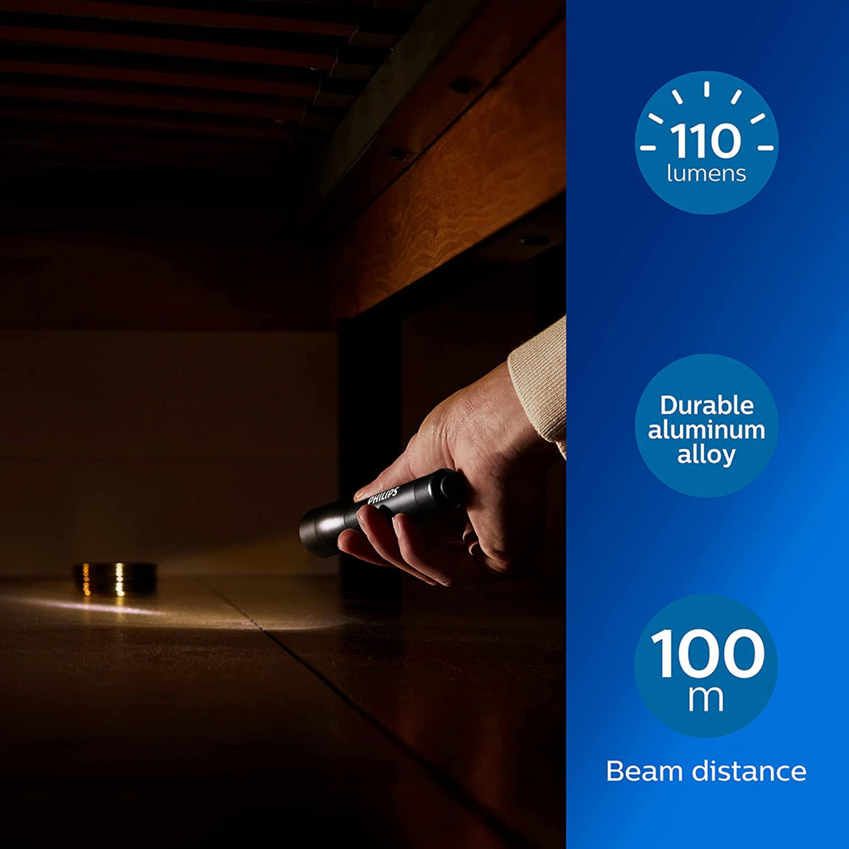 Philips Zaklamp SFL4002T LED - maximondo