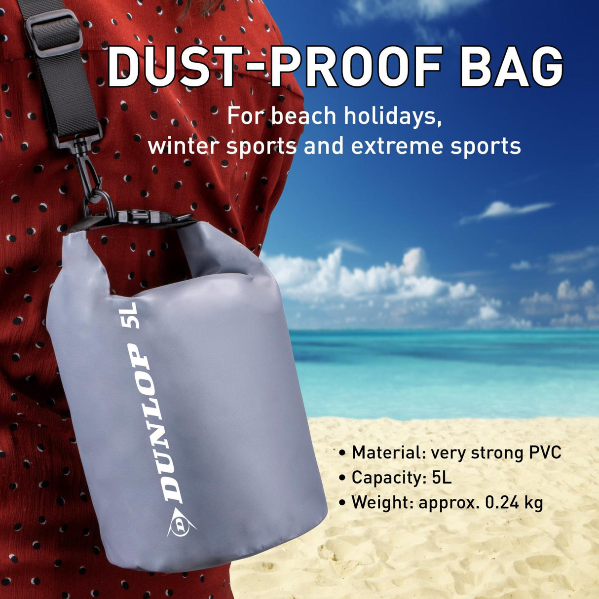 Dunlop Drybag 5L Waterdicht - maximondo