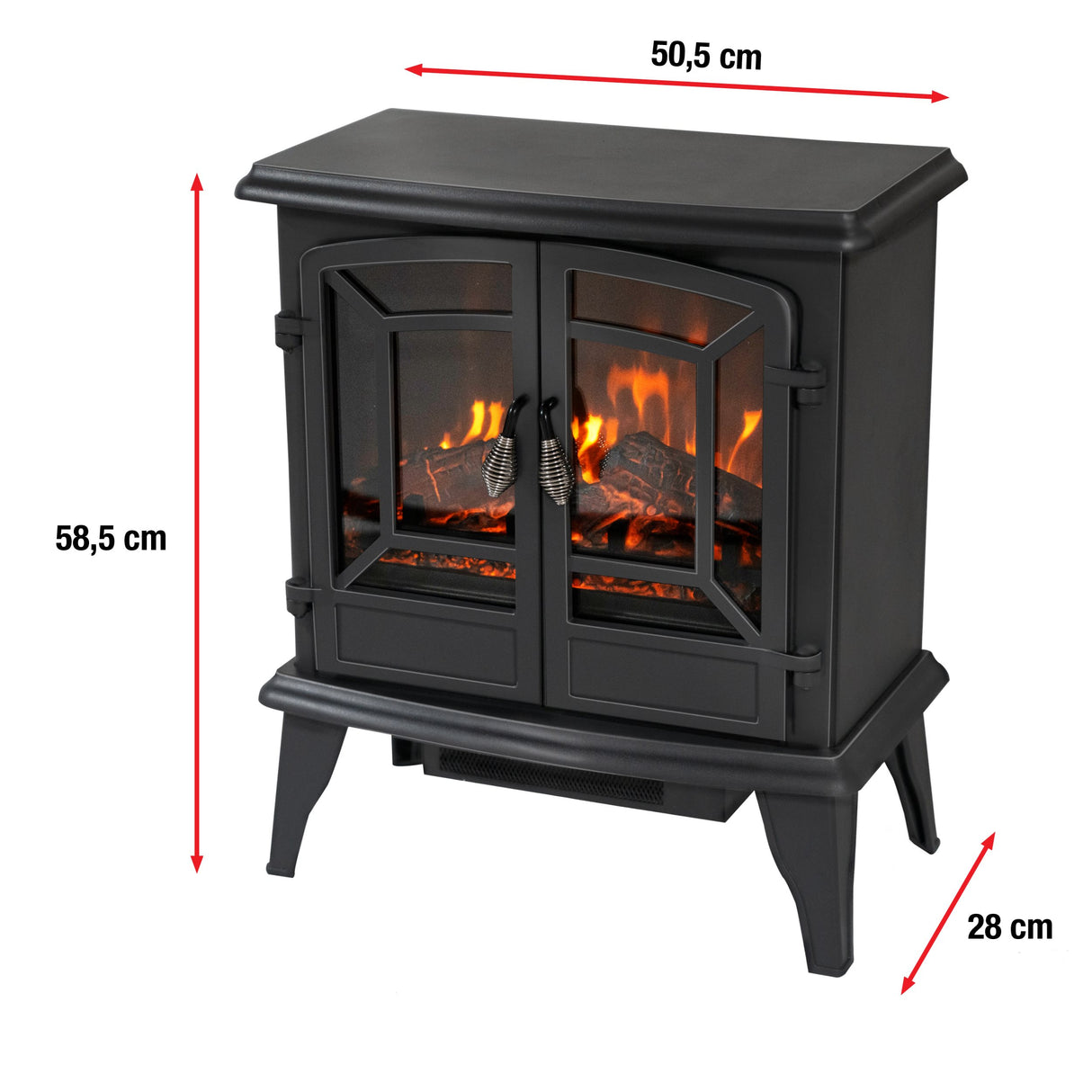 Classic Fire Sfeerhaard Narvik - 1800W - maximondo