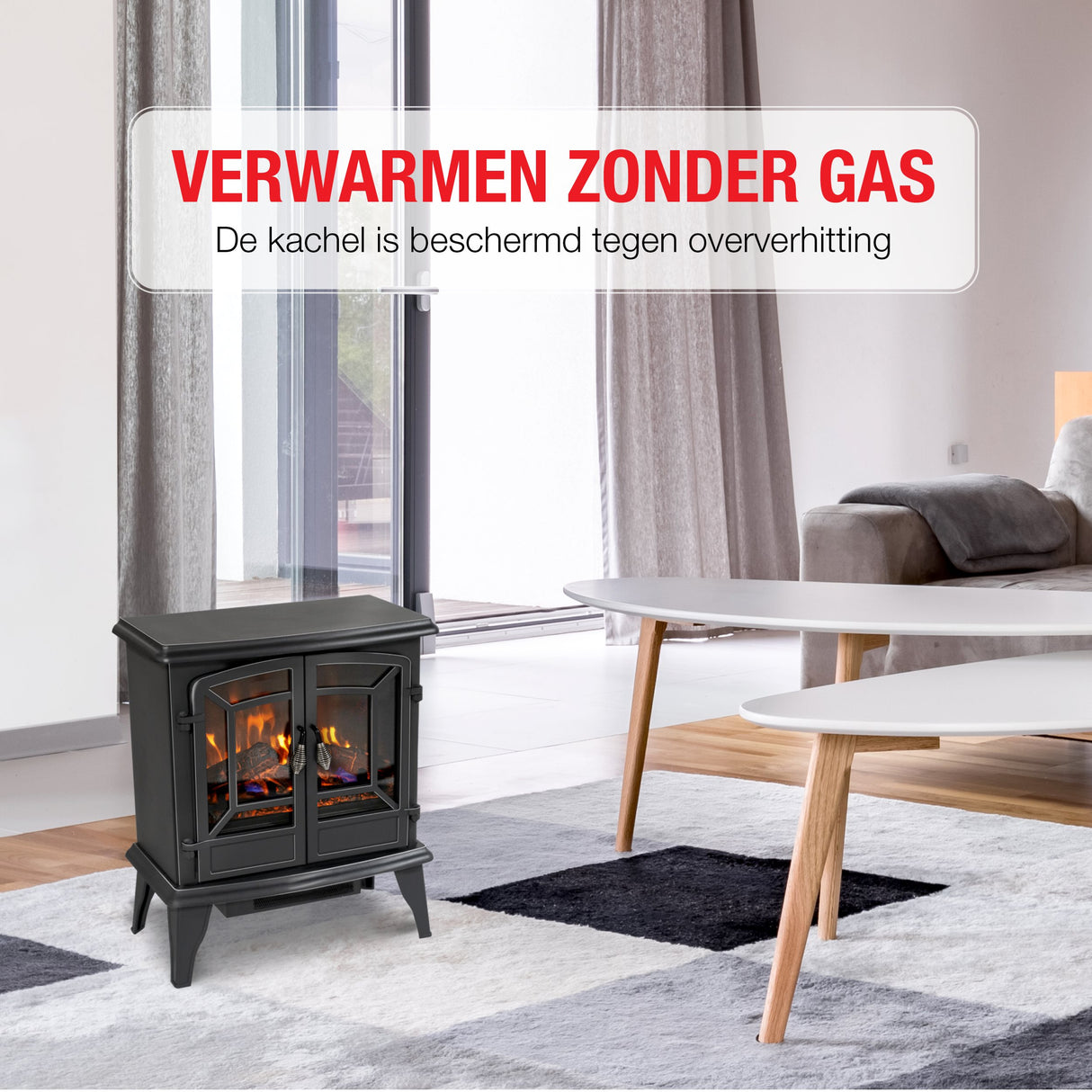Classic Fire Sfeerhaard Narvik - 1800W - maximondo