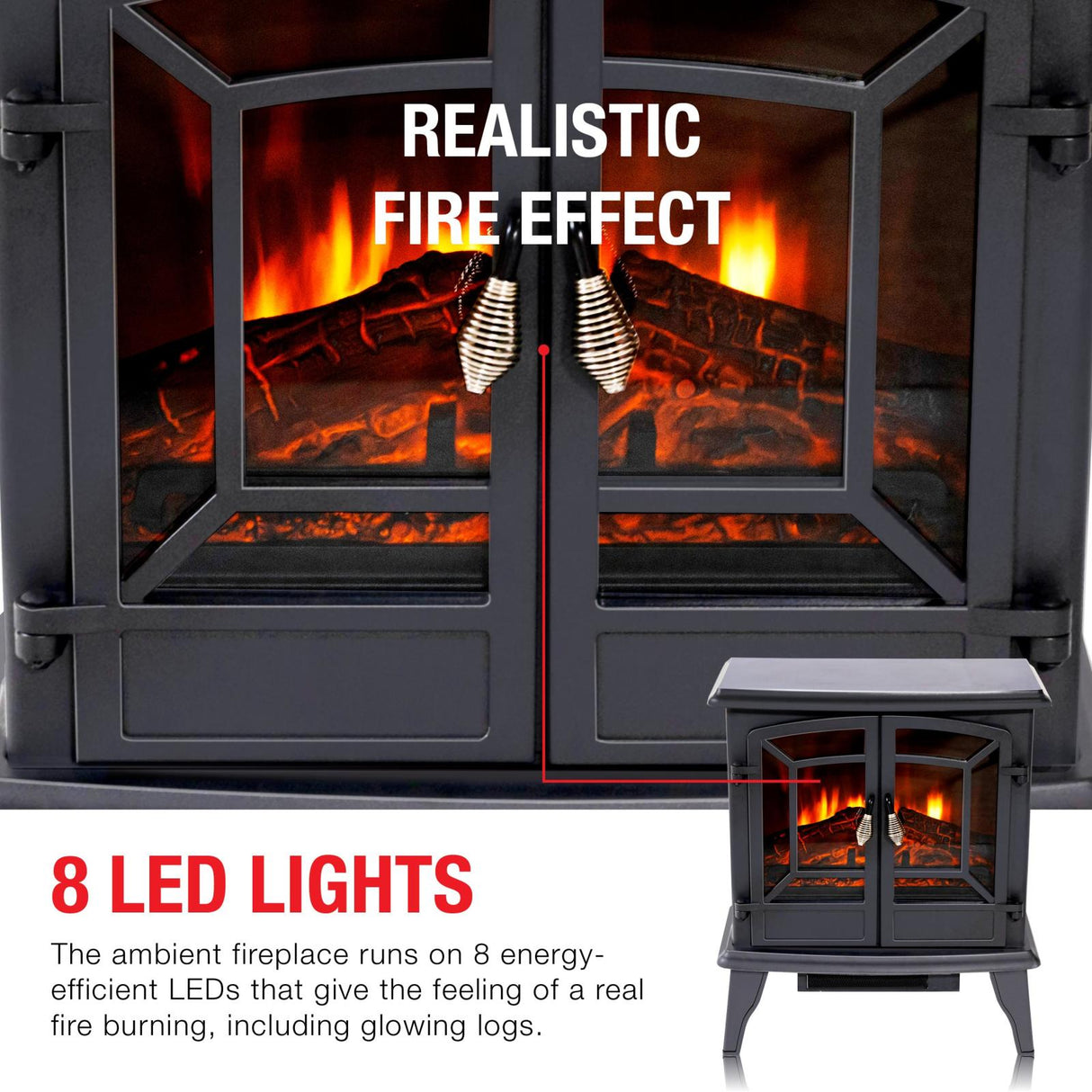 Classic Fire Sfeerhaard Narvik - 1800W - maximondo