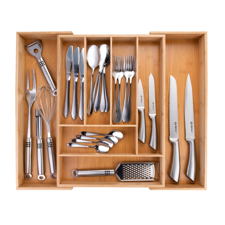 alpina Besteklade Organizer, Bamboe - maximondo