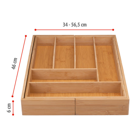 alpina Besteklade Organizer, Bamboe - maximondo