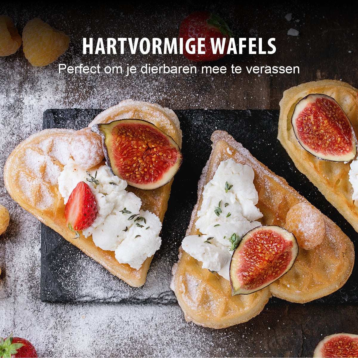 alpina Wafelijzer Hartvorm - maximondo