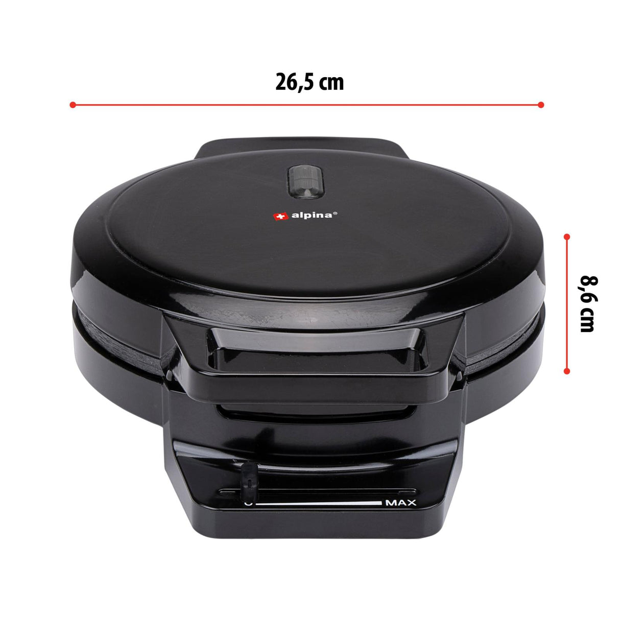 Wafelijzer Hartvorm - maximondo