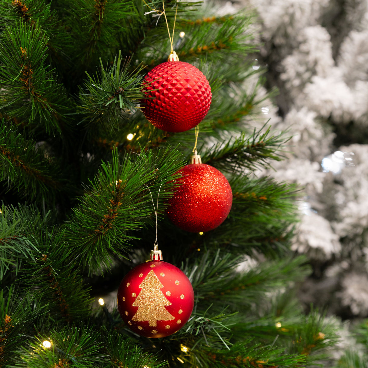 Giftsome Kerstballen Rood 60 Stuks - maximondo