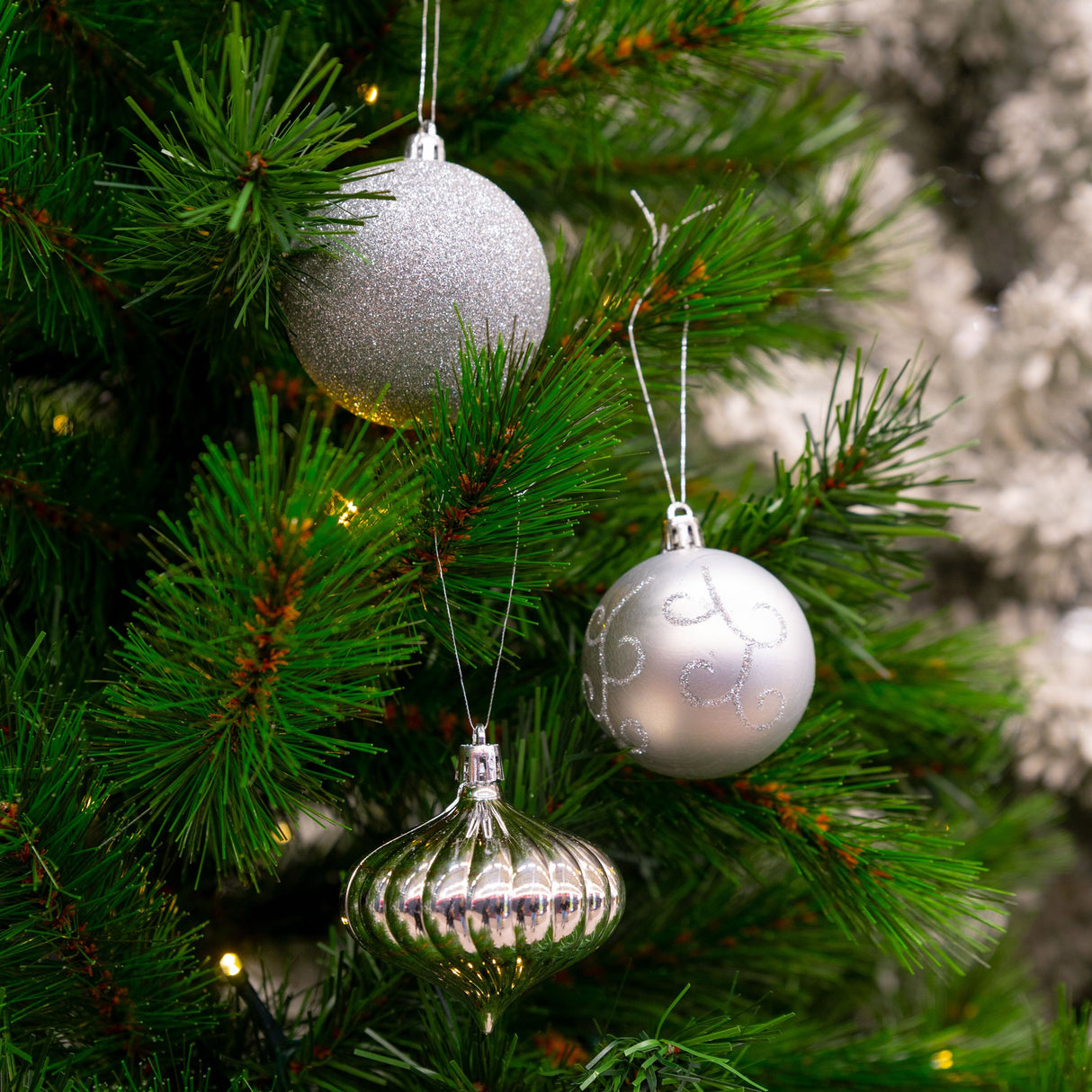 Giftsome Zilveren Kerstballen Ø6/7 cm - maximondo