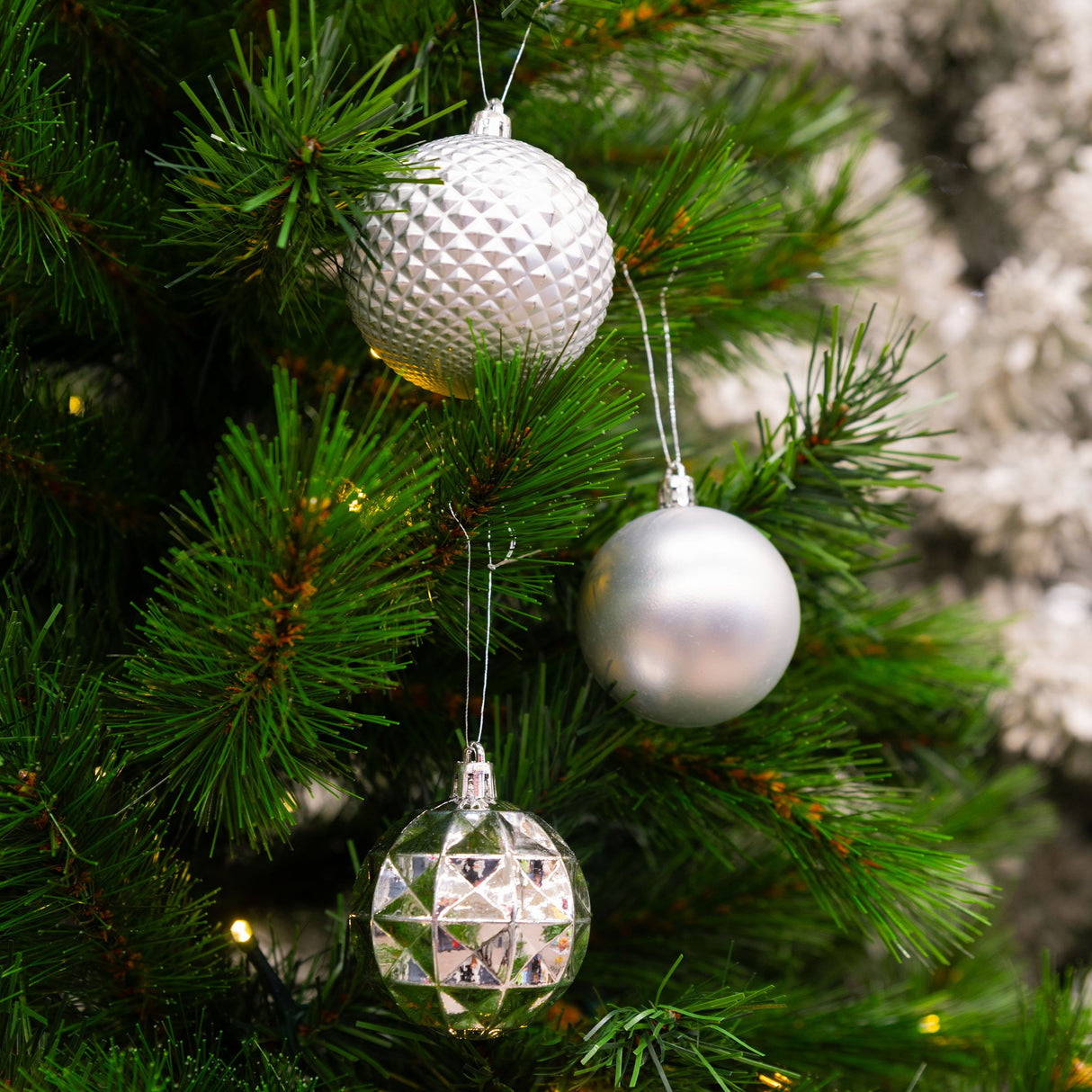 Giftsome Zilveren Kerstballen Ø6/7 cm - maximondo