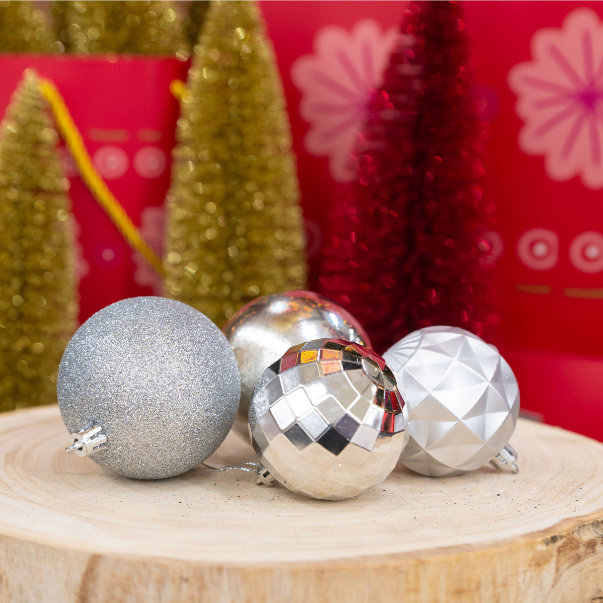 Giftsome Zilveren Kerstballen Ø6/7 cm - maximondo