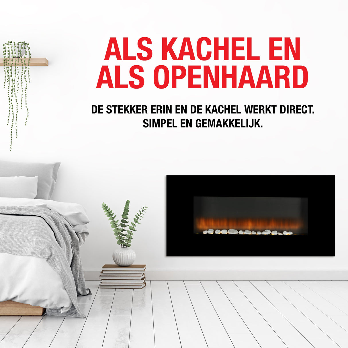 Classic Fire Sfeerhaard Elektrisch Vancouver 105,5 x 48 x 12 cm - maximondo