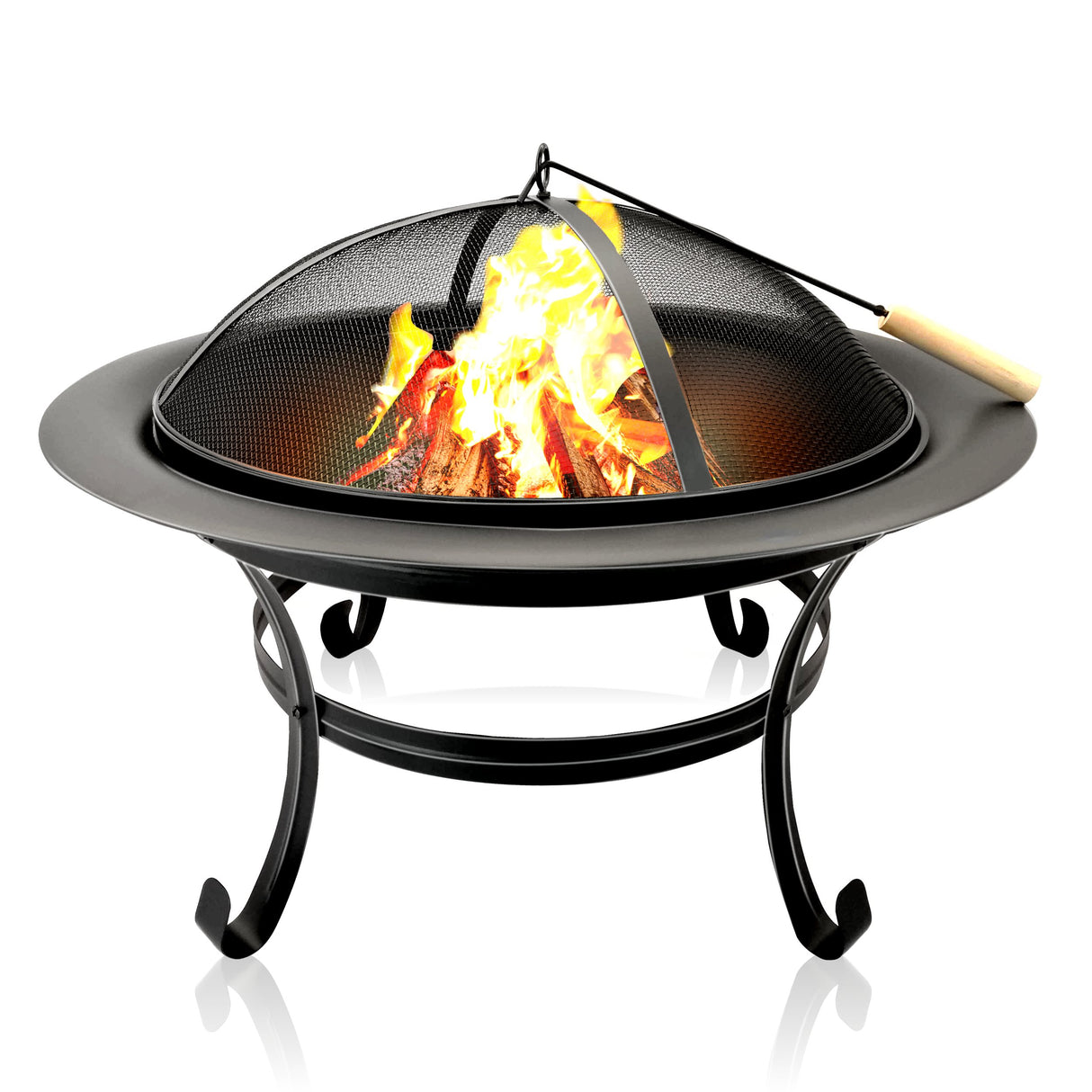 BBQ Collection Vuurschaal met Vonkenscherm - maximondo