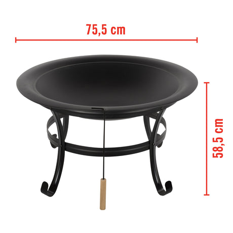 BBQ Collection Vuurschaal met Vonkenscherm - maximondo