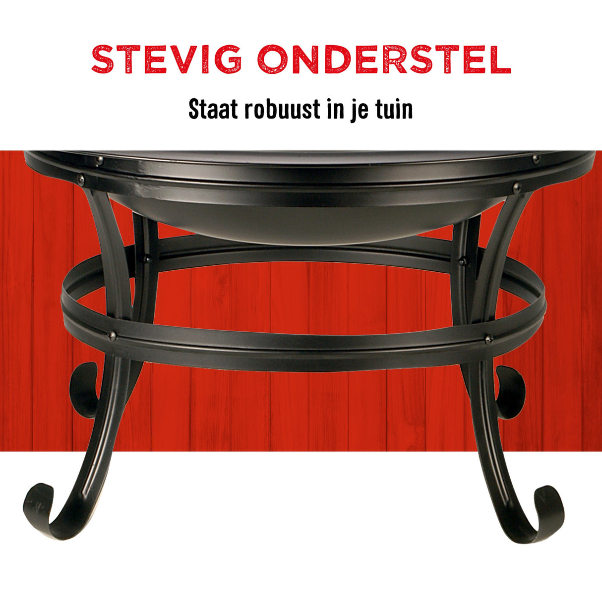 BBQ Collection Vuurschaal met Vonkenscherm - maximondo