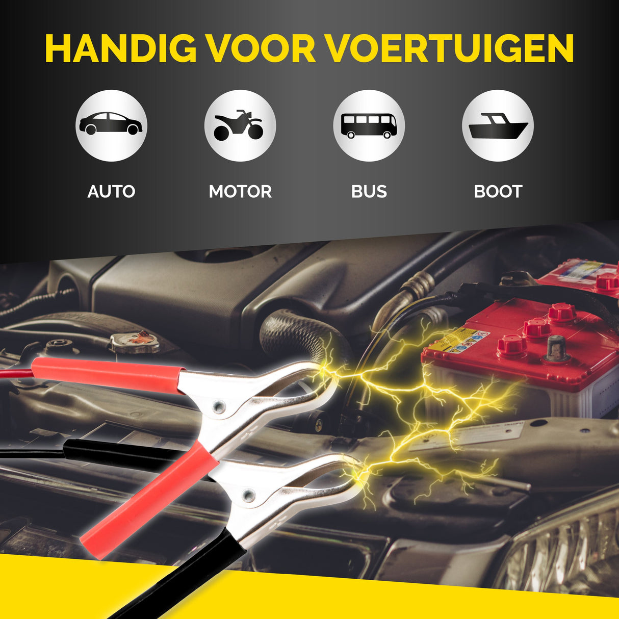 Dunlop Acculader LED 12V - Auto/Motor/Boot - maximondo