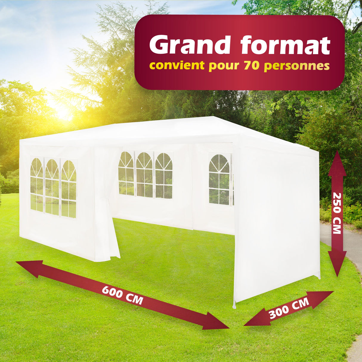Lifetime Partytent 3x6 M - maximondo