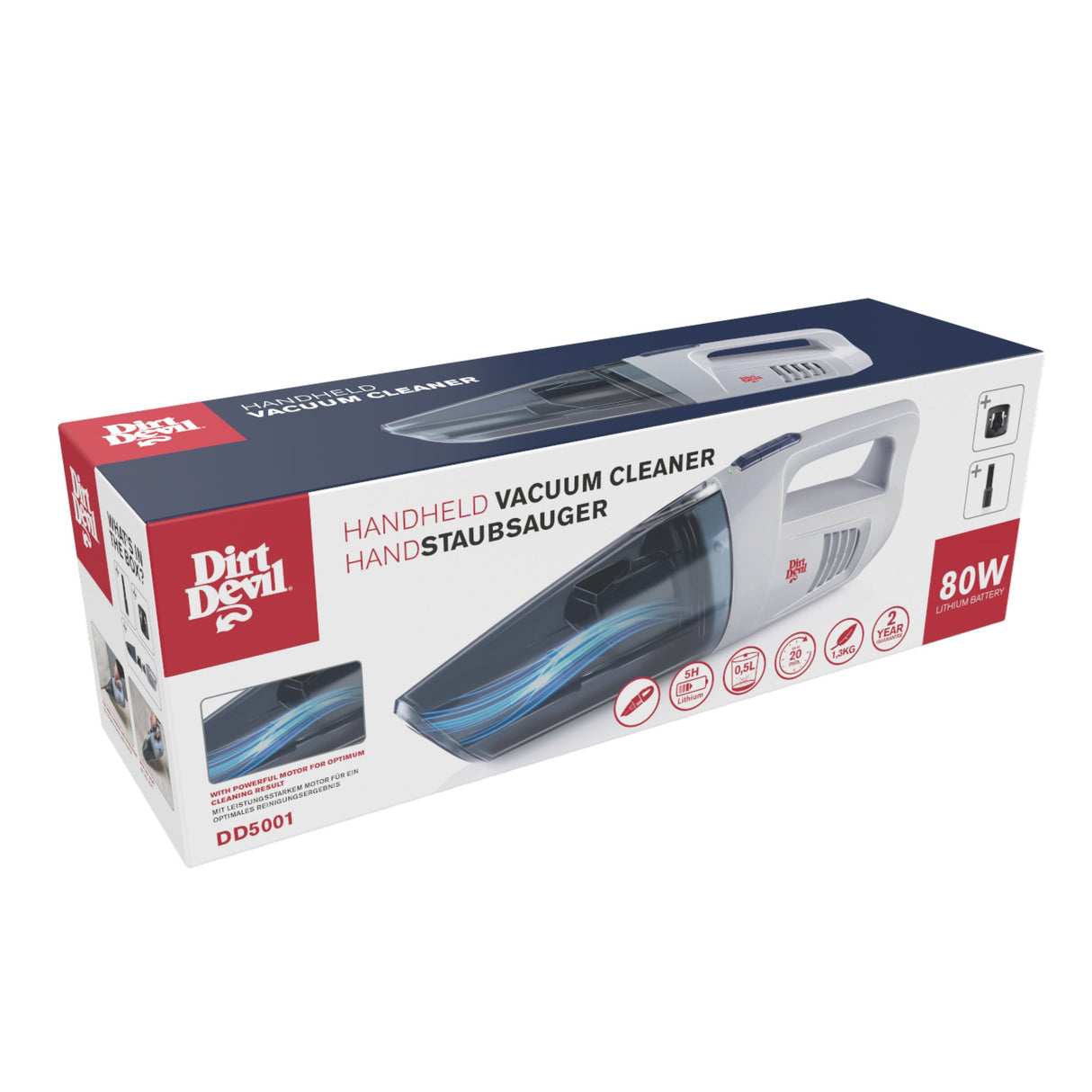 Dirt Devil Kruimeldief DD5001 80W - maximondo