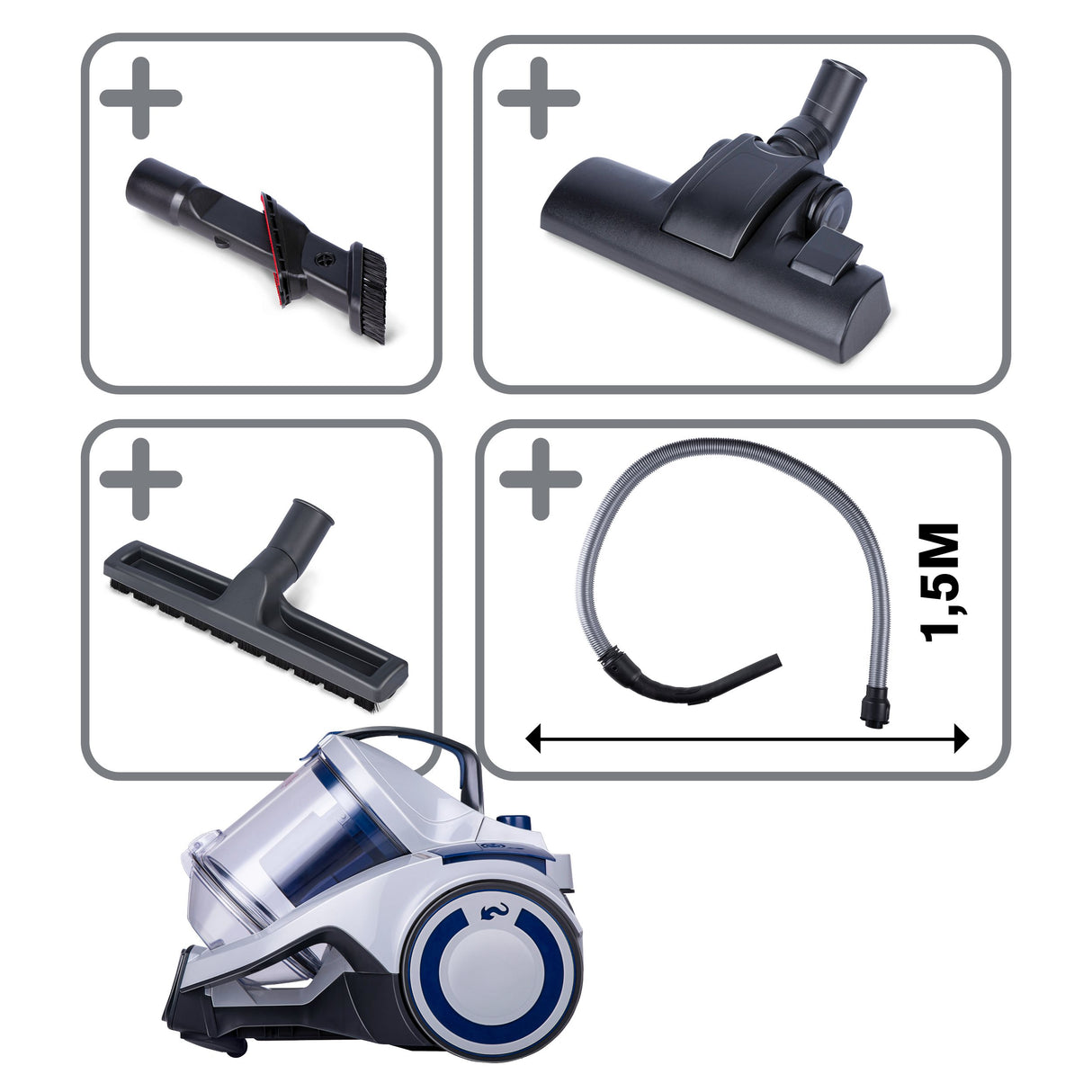 Dirt Devil Stofzuiger DD2504 700W - maximondo