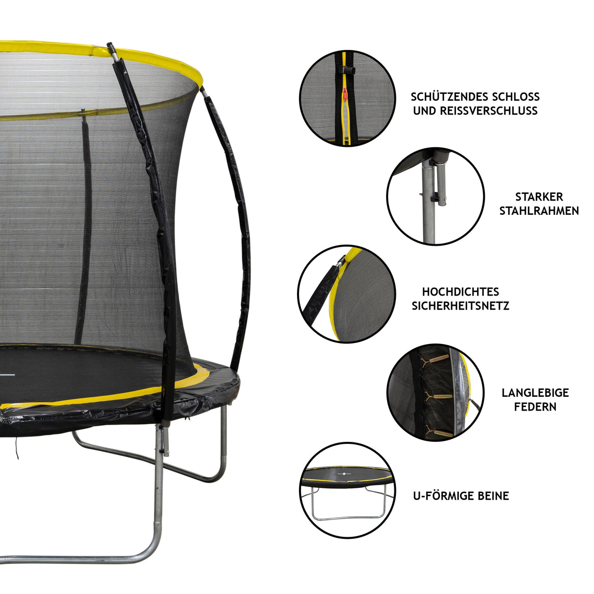 Dunlop Trampoline 6FT met Veiligheidsnet - maximondo