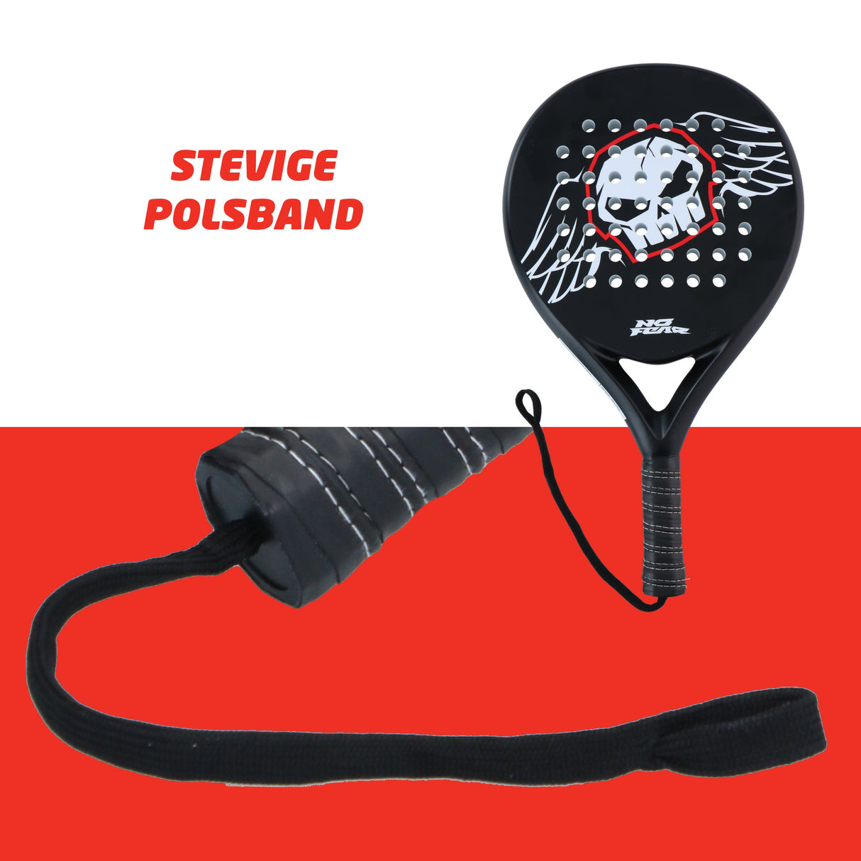 No Fear Padelracket 350-370 GR - maximondo