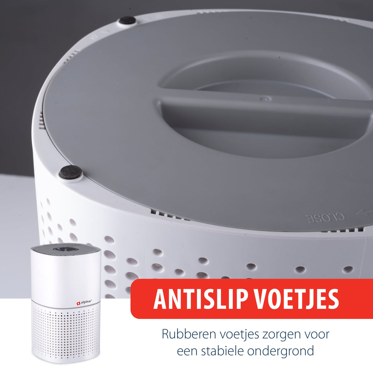 alpina Luchtreiniger met HEPA Filter - maximondo