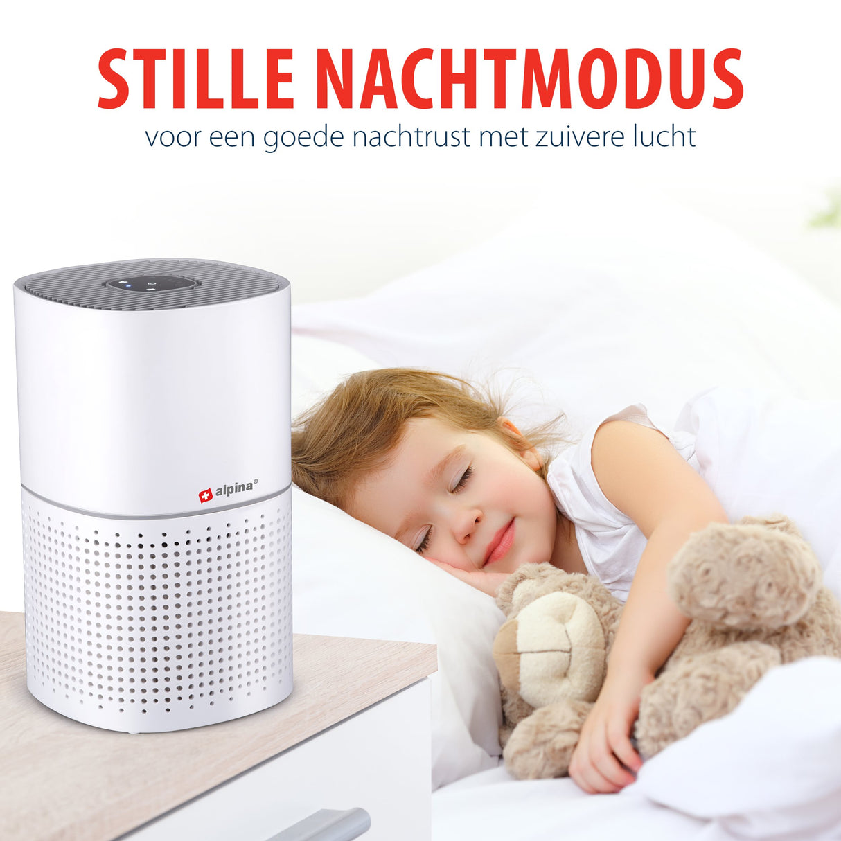 alpina Luchtreiniger met HEPA Filter - maximondo