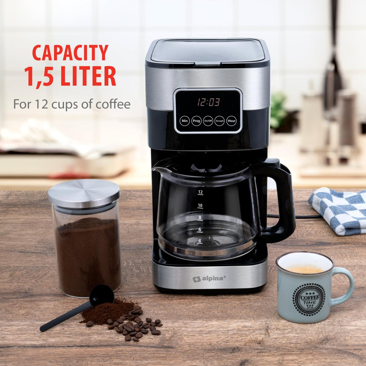 Koffiezetapparaat Filterkoffie 900W - maximondo