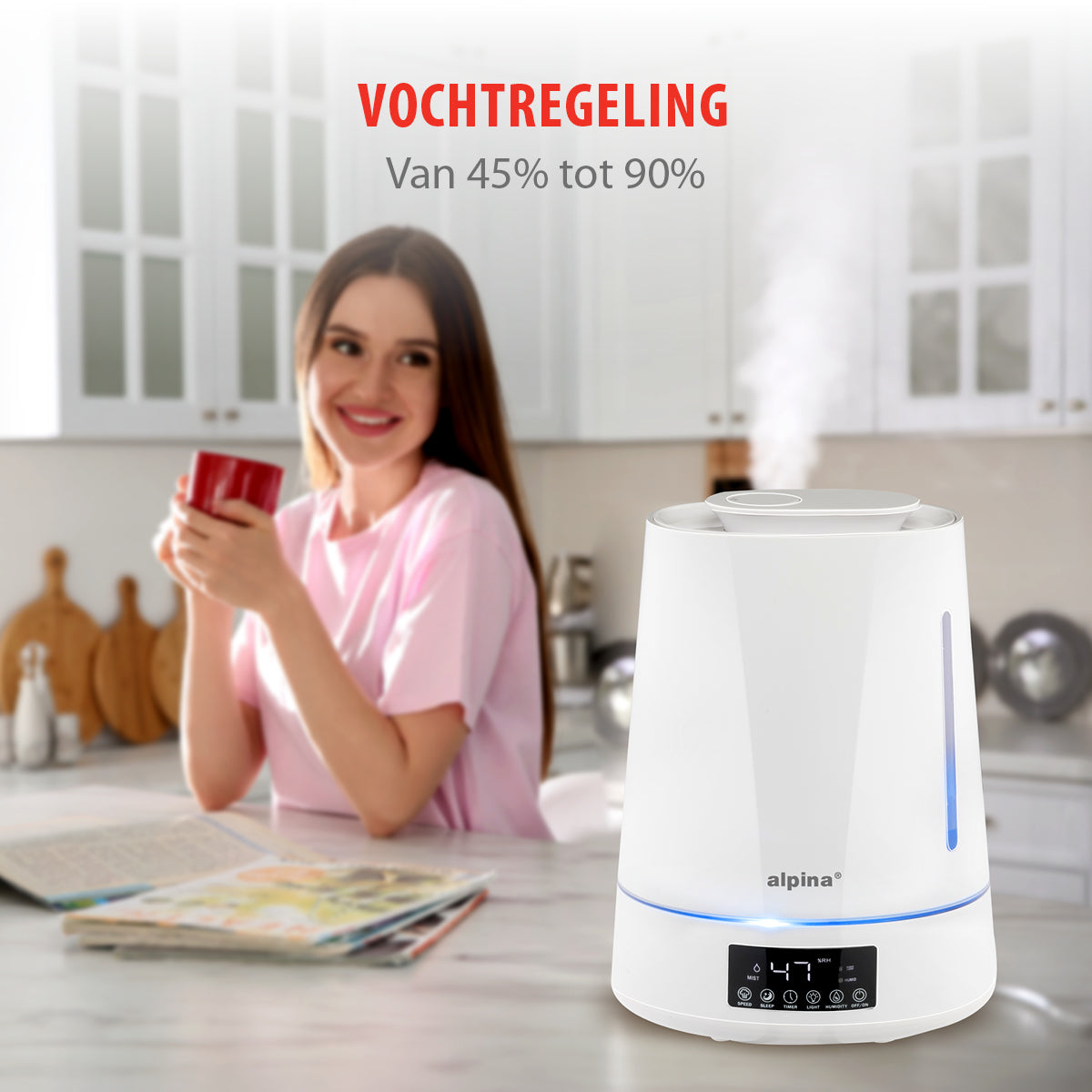 alpina Luchtbevochtiger 4L - maximondo