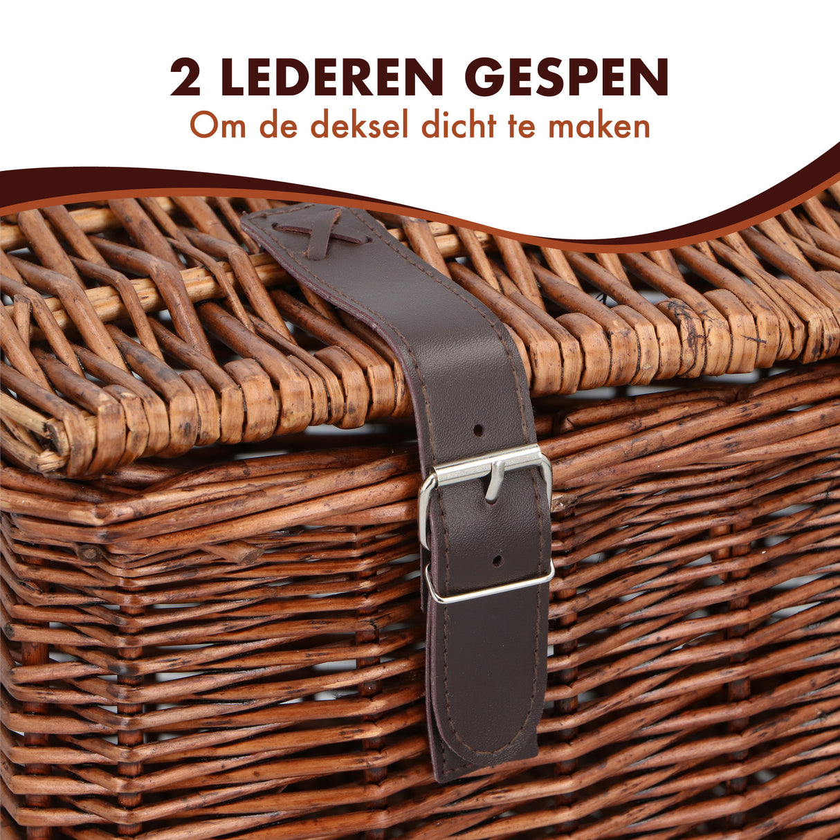 Bicycle Gear Rieten Fietsmand Voor 45x30x25cm - maximondo