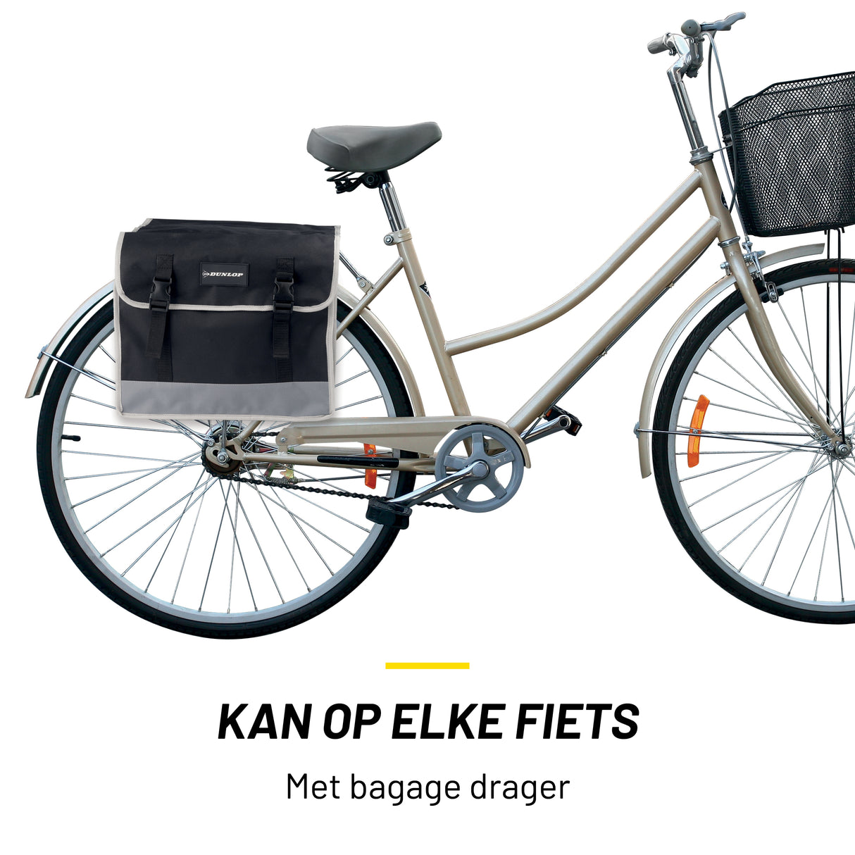 Dunlop Dubbele Fietstas 26L - 30 x 36 x 12 cm - maximondo