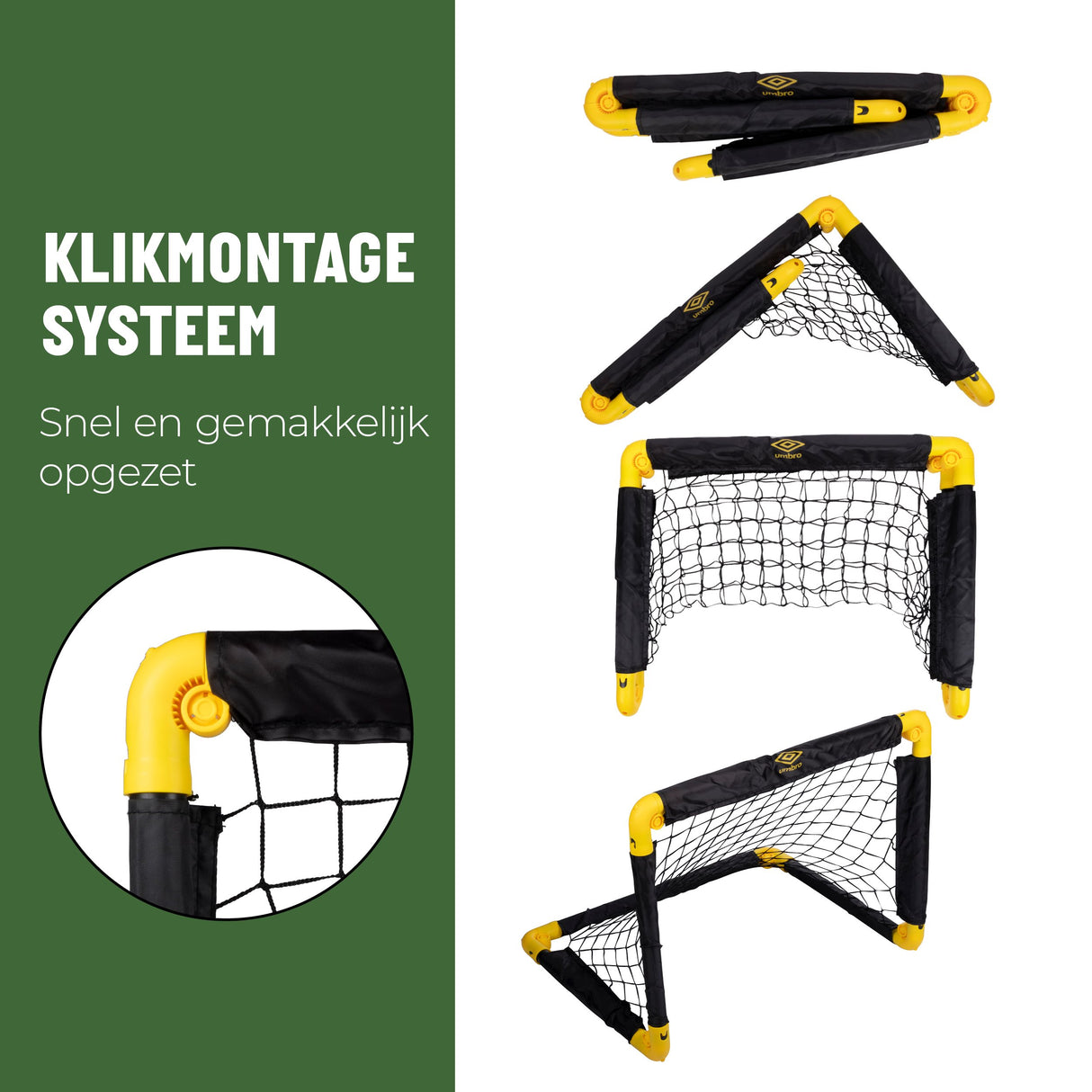 Umbro Voetbalgoal - Opvouwbaar 50 cm - maximondo