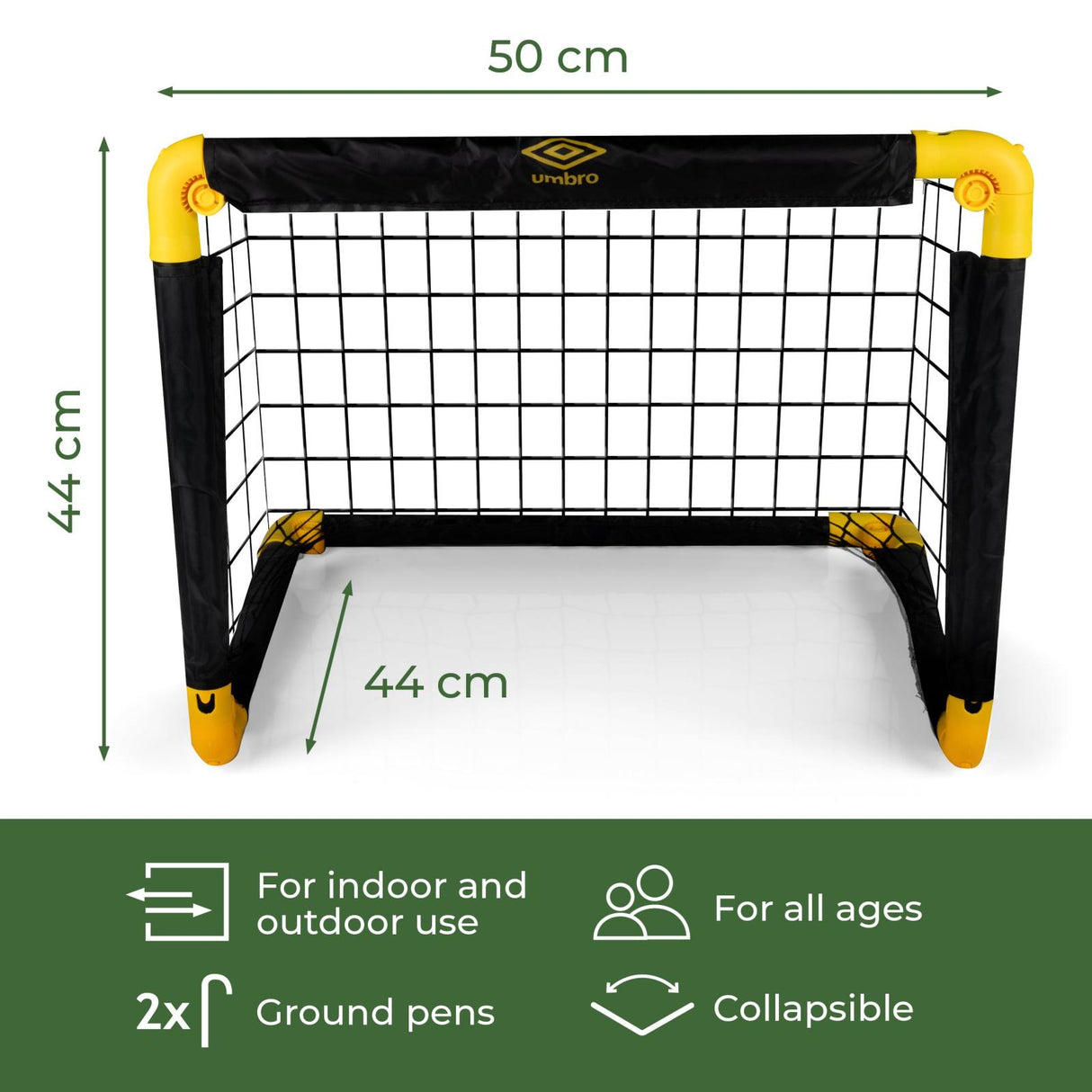 Umbro Voetbalgoal - Opvouwbaar 50 cm - maximondo