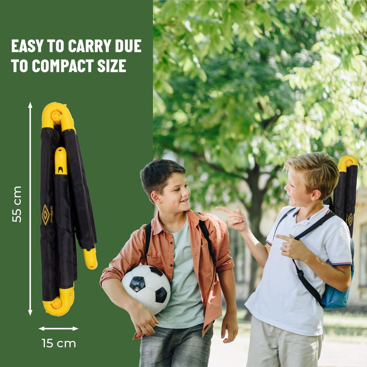 Umbro Voetbalgoal - Opvouwbaar 50 cm - maximondo