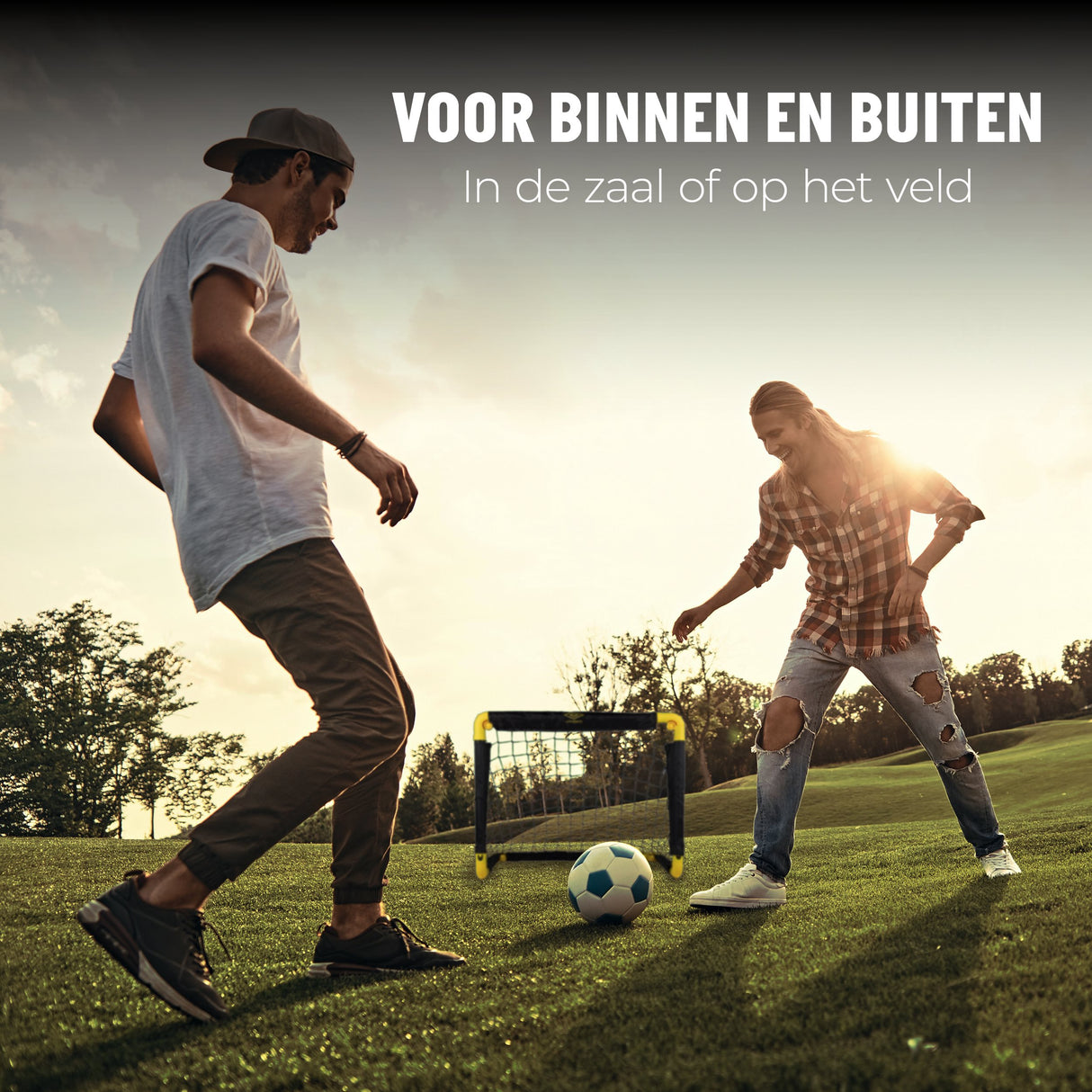 Umbro Voetbaldoel 56 x 44,5 x 44,5cm set van 2 - Opvouwbaar - maximondo