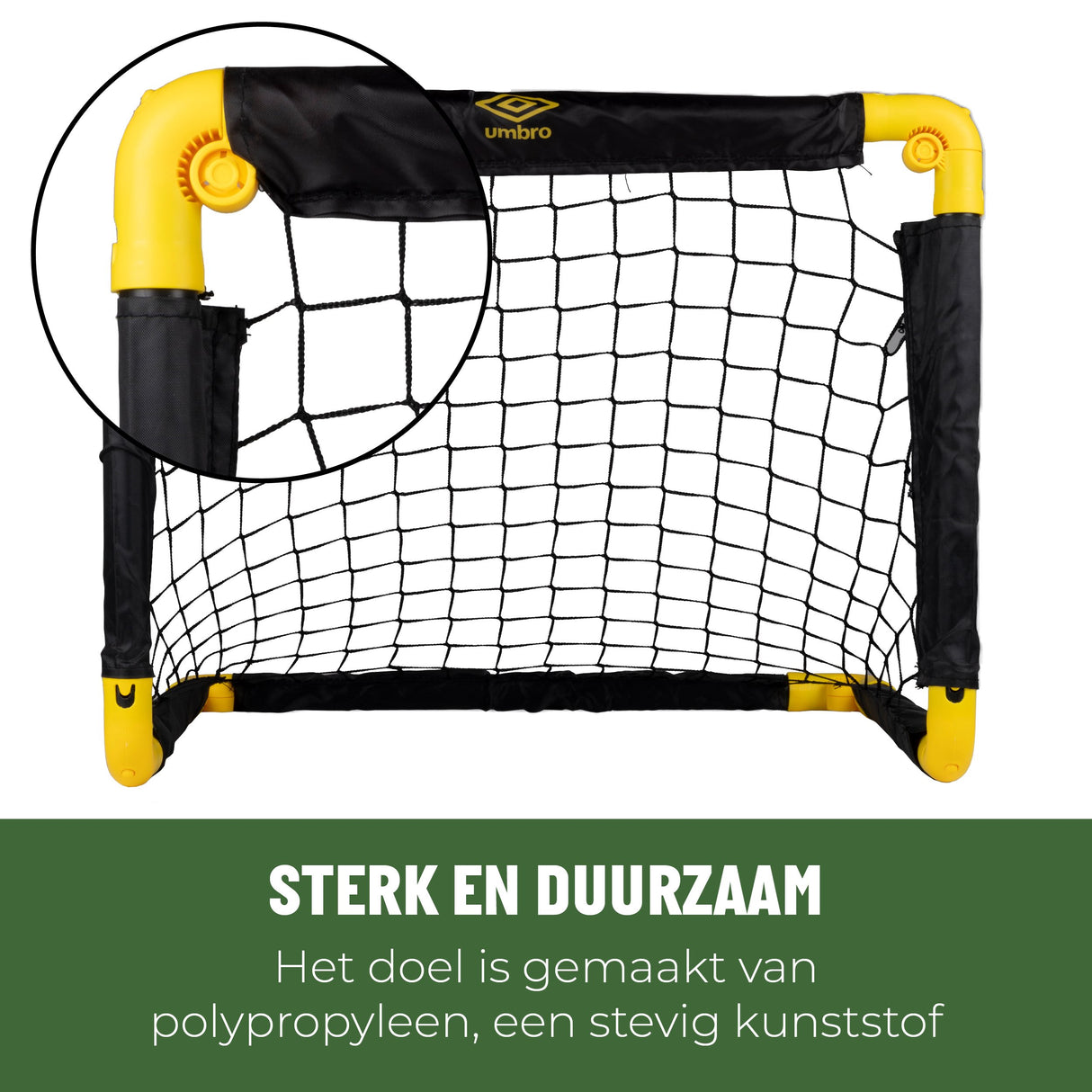 Umbro Voetbaldoel 56 x 44,5 x 44,5cm set van 2 - Opvouwbaar - maximondo