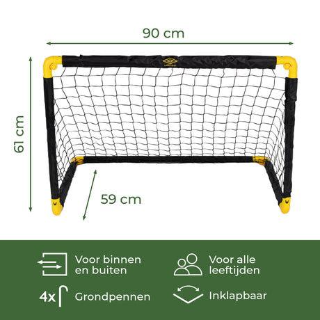 Umbro Voetbaldoel 90x59x61cm - maximondo