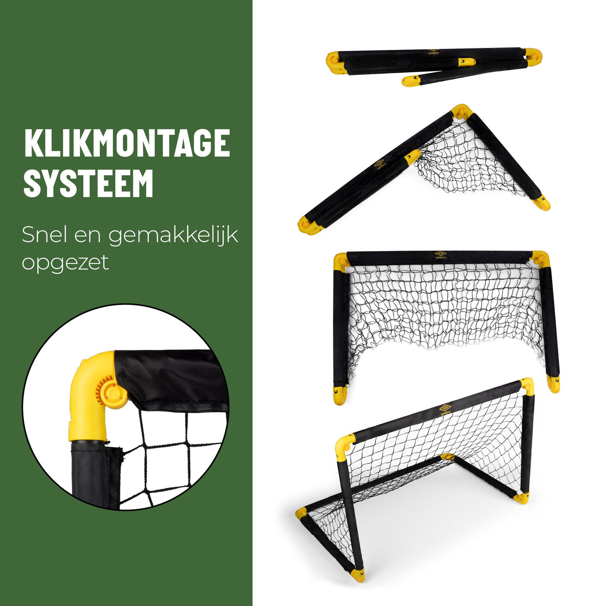 Umbro Voetbaldoel 90 x 60,5 x 61cm - Opvouwbaar - maximondo