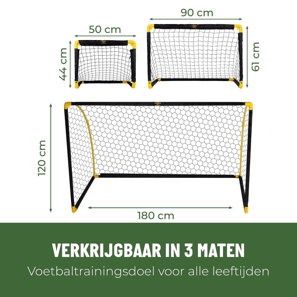 Umbro Voetbaldoel 180 x 91 cm - maximondo