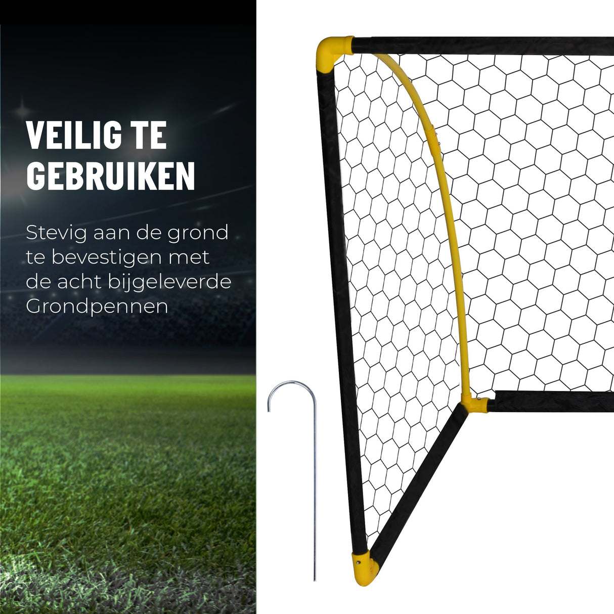 Umbro Voetbaldoel 178 x 92,5 x 123cm - Opvouwbaar - maximondo