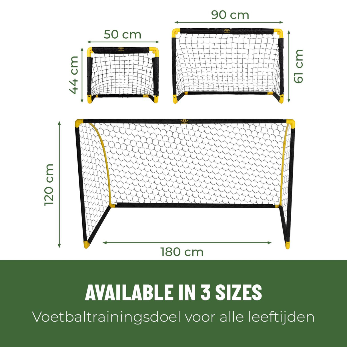Umbro Voetbaldoel 180 x 91 cm - maximondo