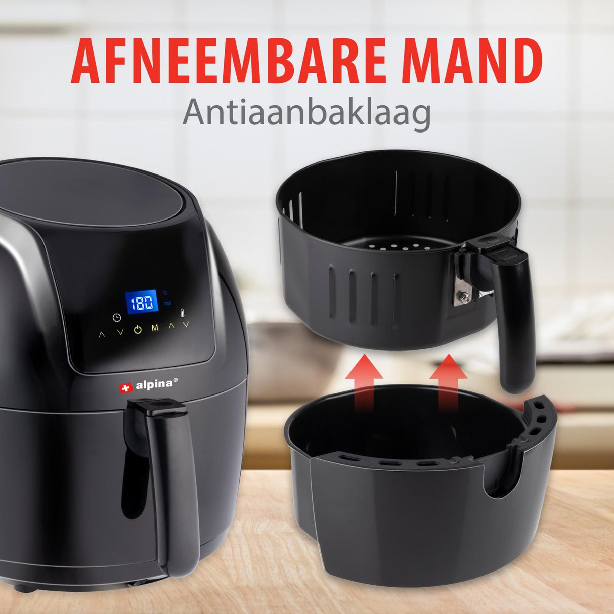 Airfryer digitaal 5L 230V - maximondo