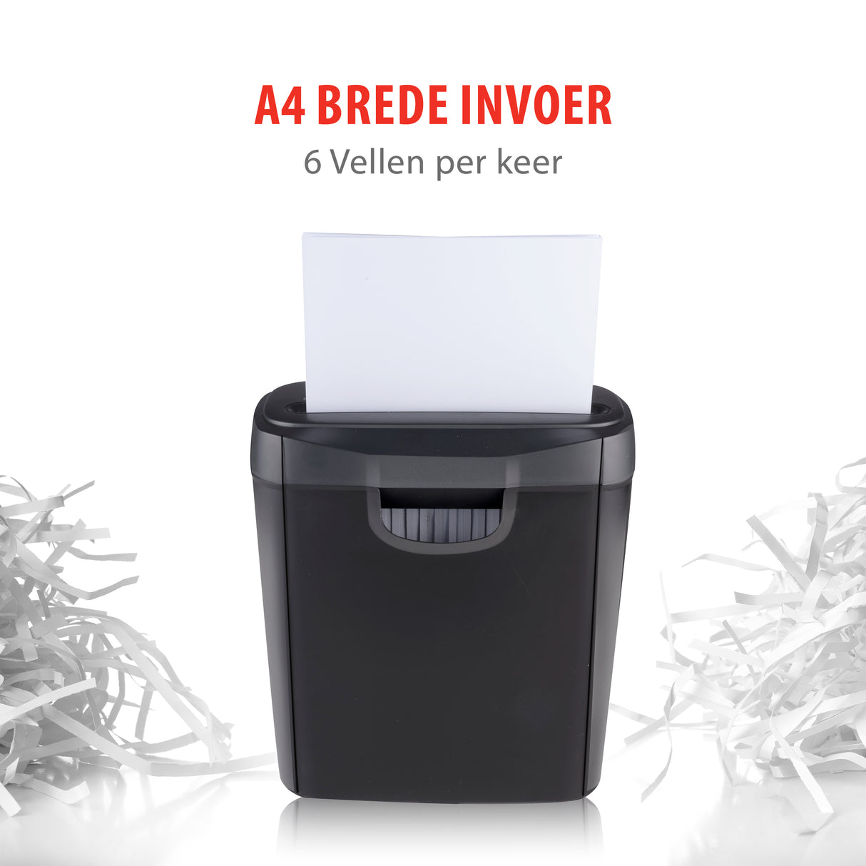 alpina Papierversnipperaar 190W Zwart - maximondo