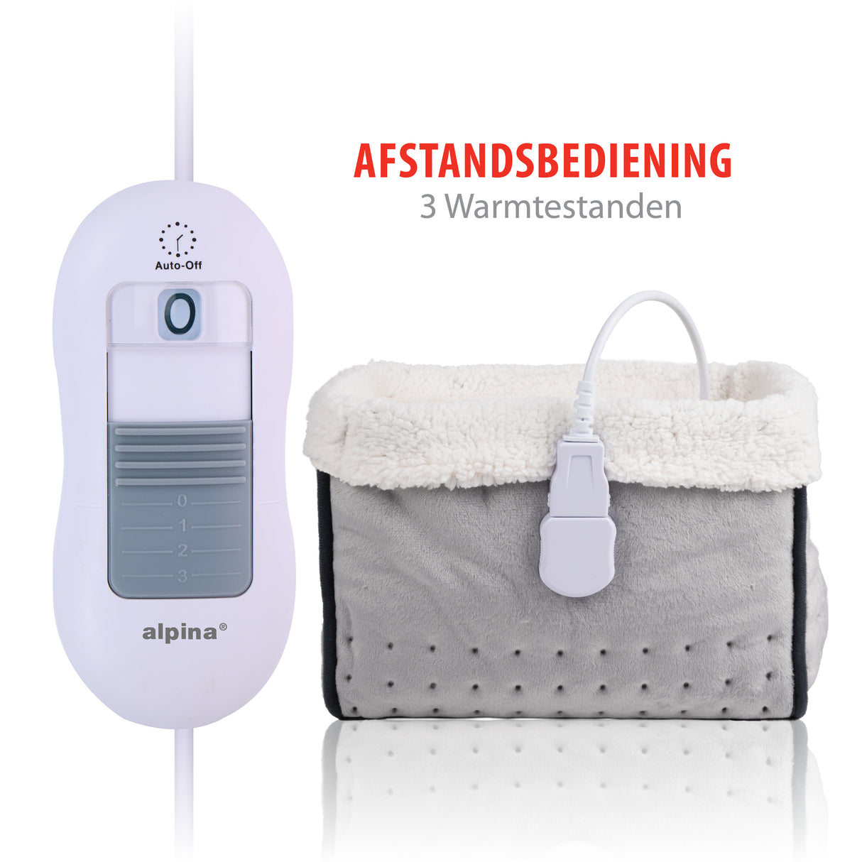 alpina Elektrische Voetenwarmer - Grijs