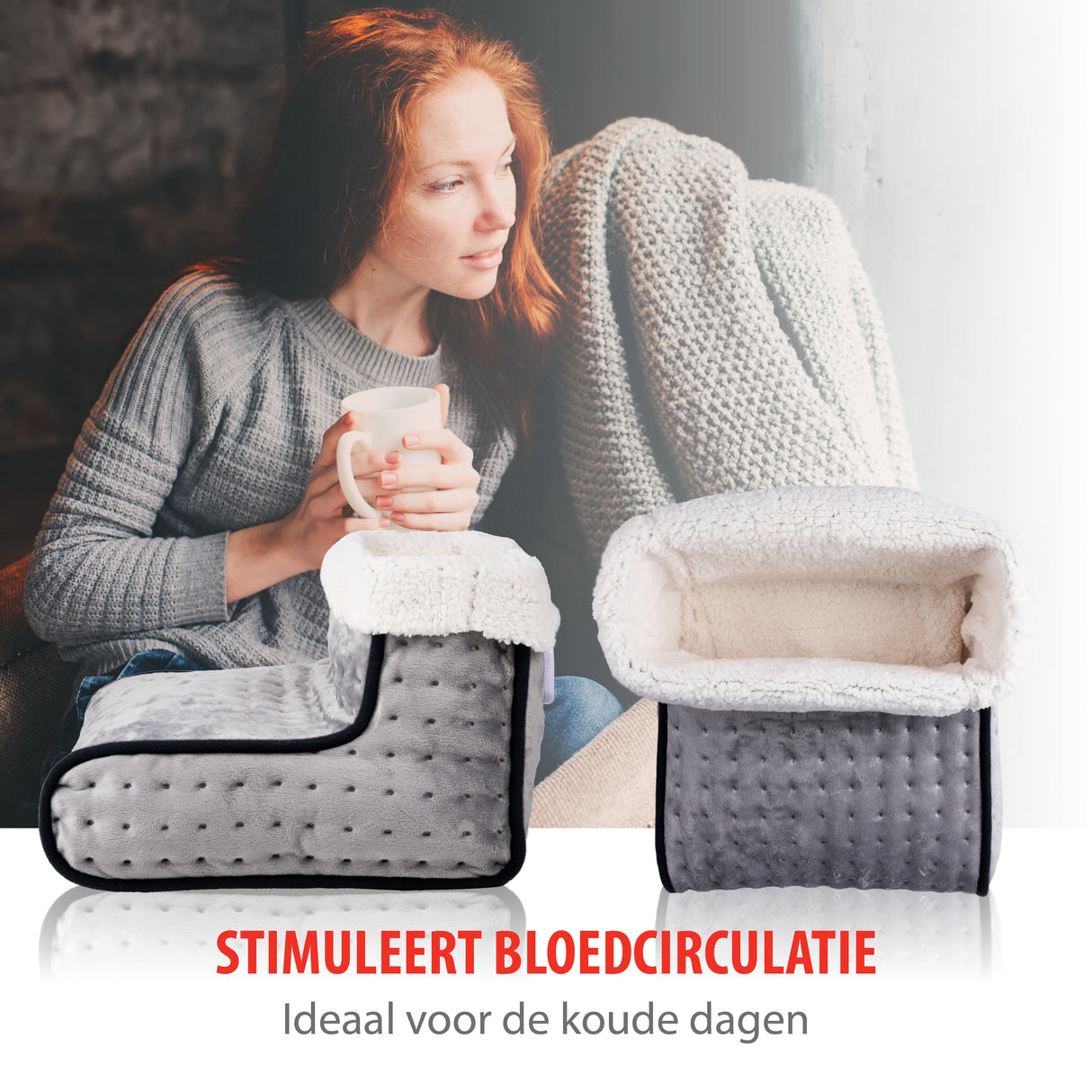 alpina Elektrische Voetenwarmer - Grijs