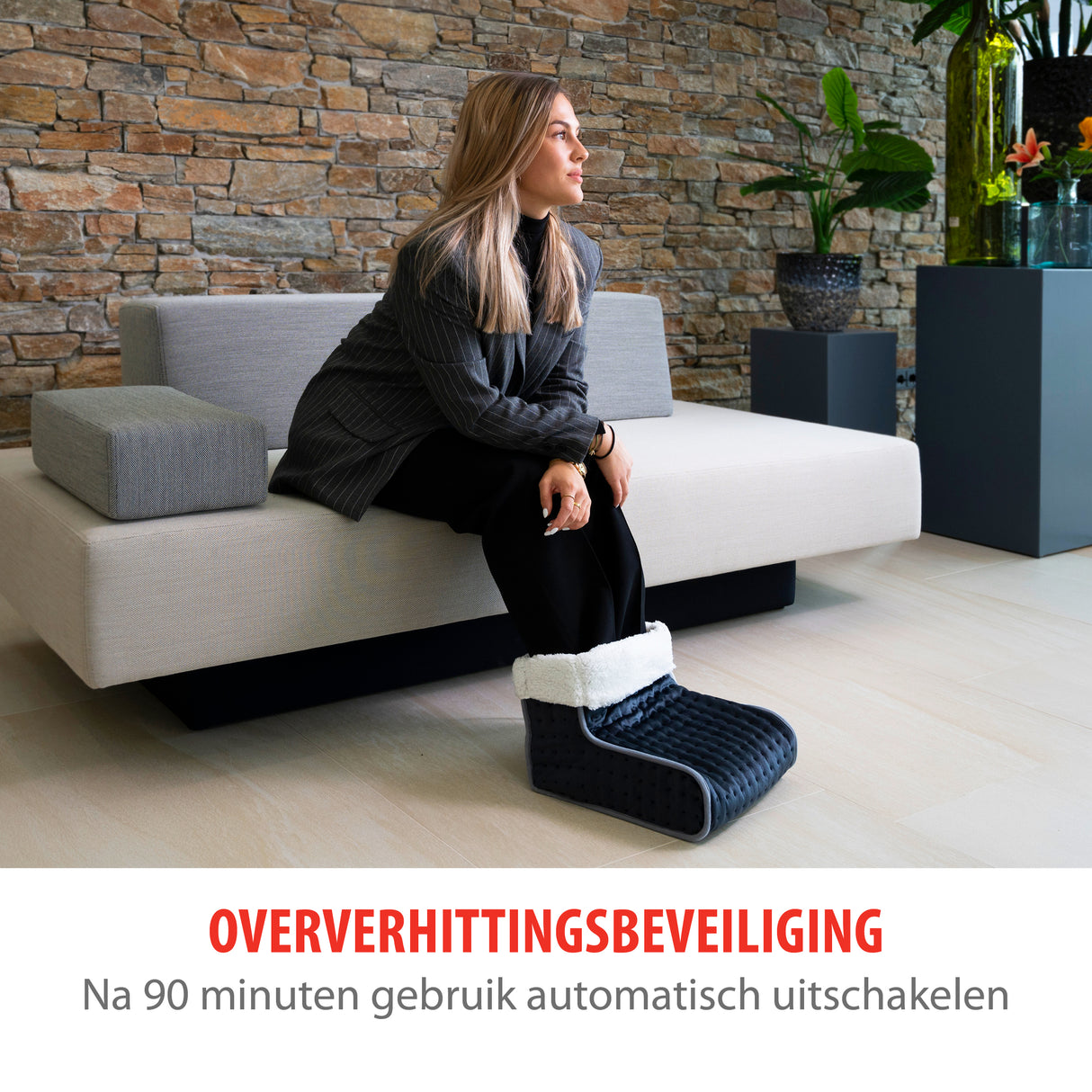 alpina Voetenwarmer Elektrisch met 3 Warmtestanden - maximondo