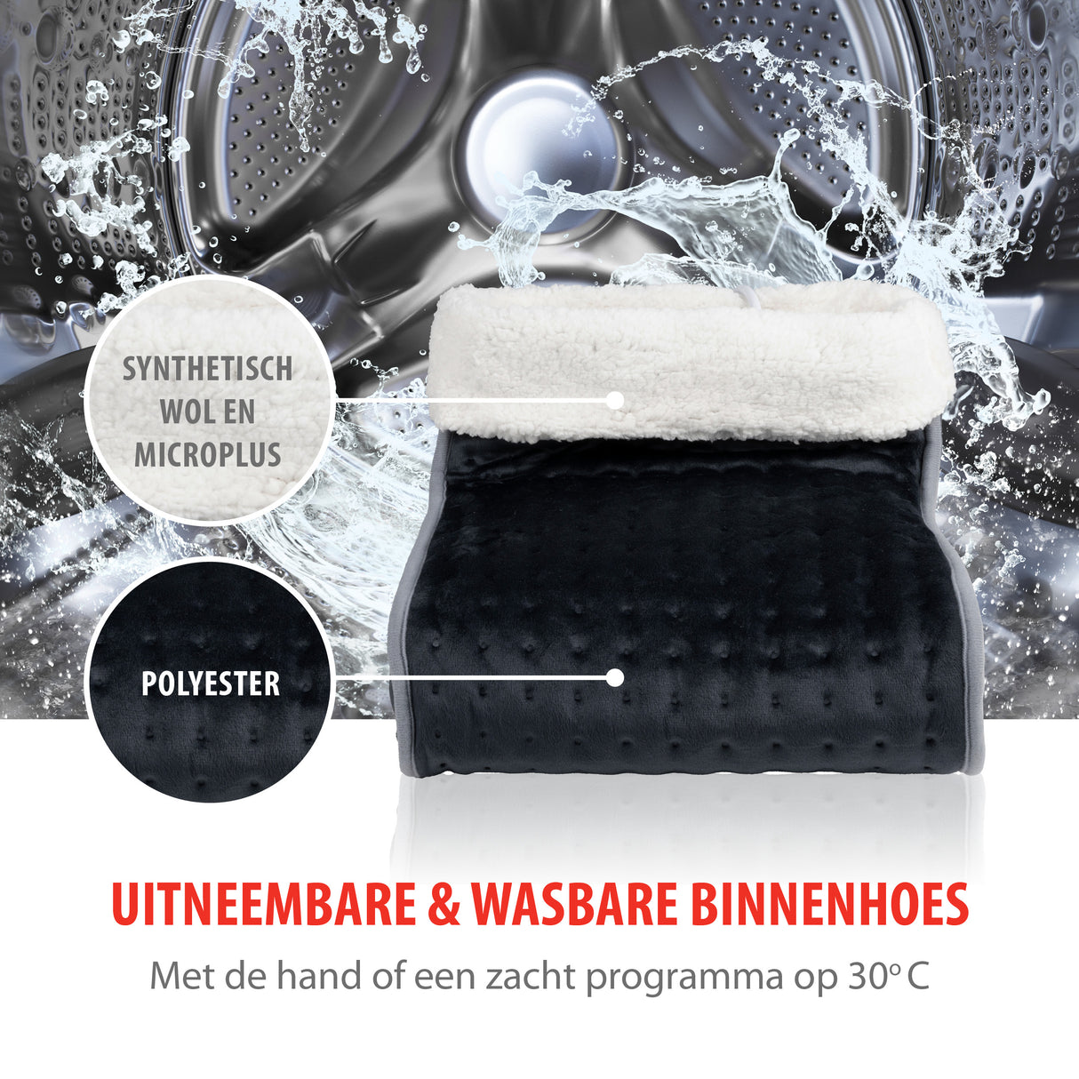 alpina Voetenwarmer Elektrisch met 3 Warmtestanden - maximondo