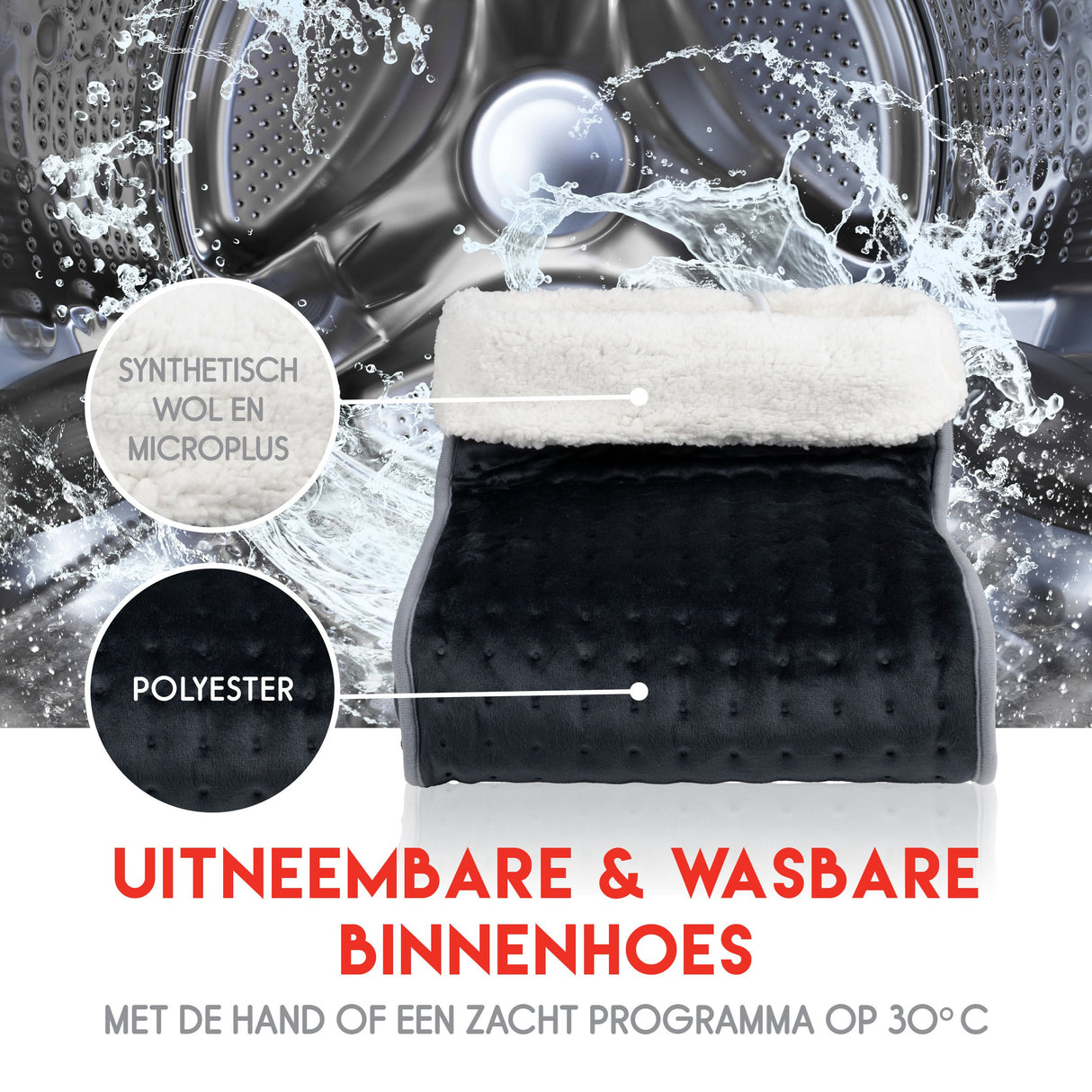 alpina Voetenwarmer Elektrisch met 3 Warmtestanden - maximondo