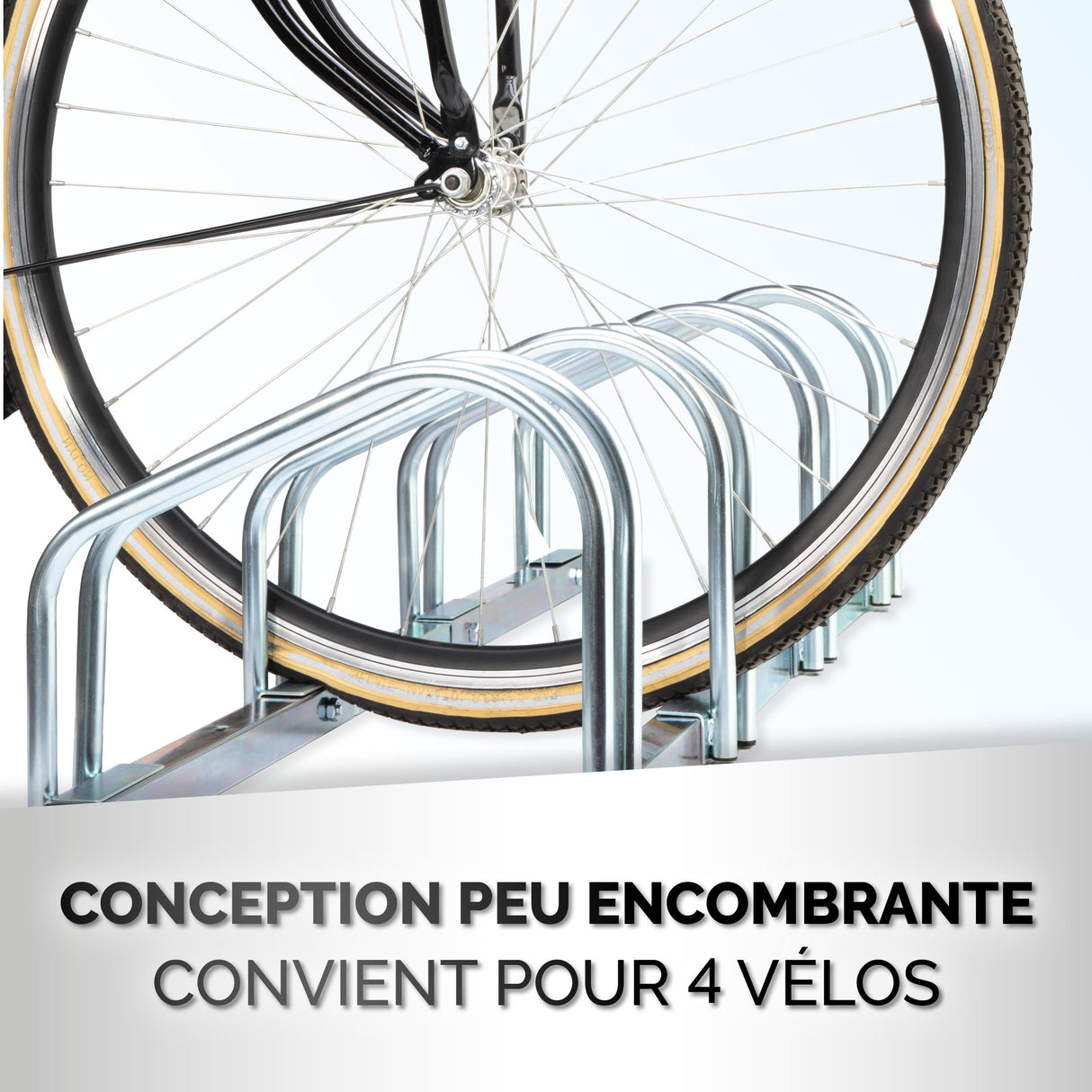 Dunlop Fietsenrek voor 4 Fietsen - maximondo
