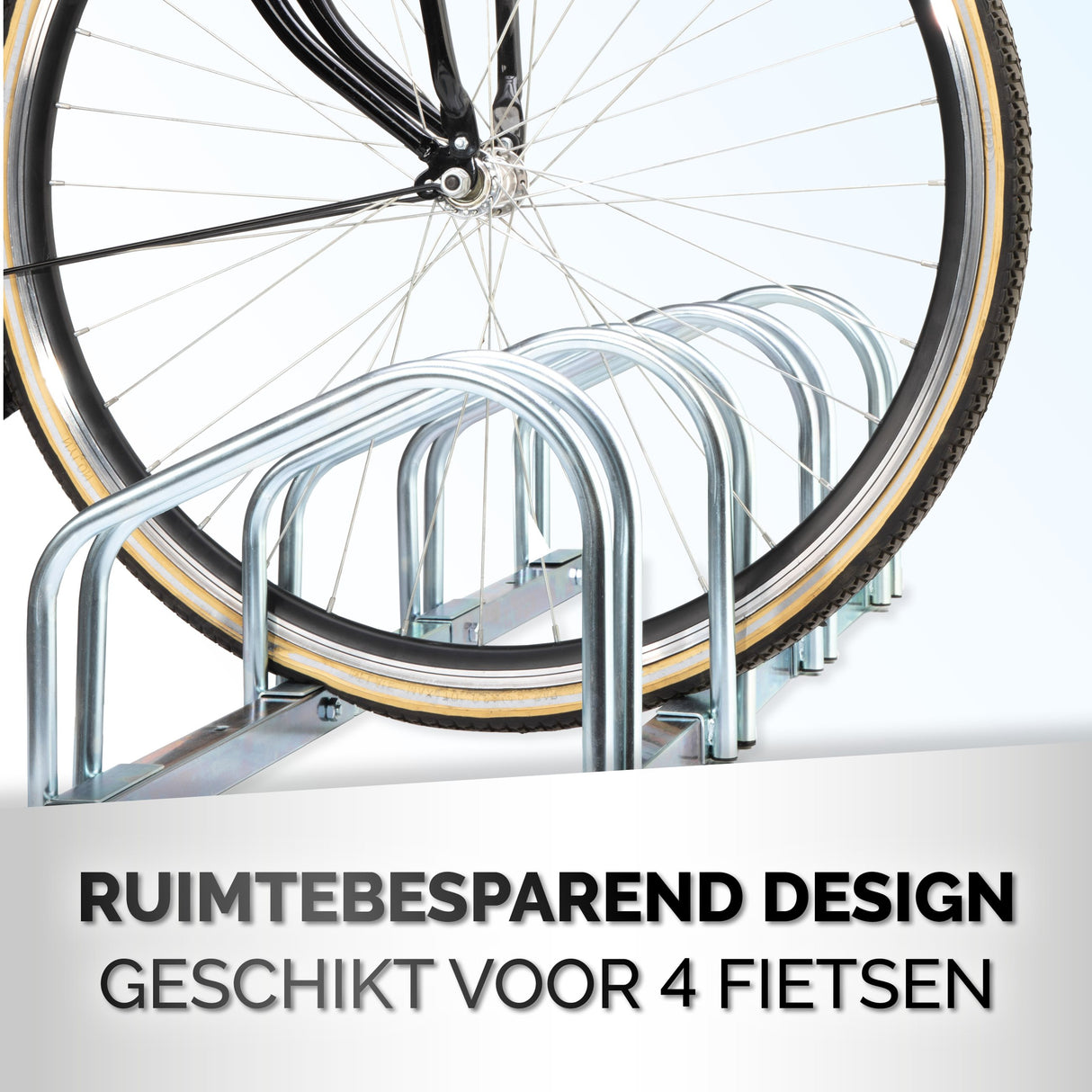 Dunlop Fietsenrek voor 4 Fietsen - maximondo