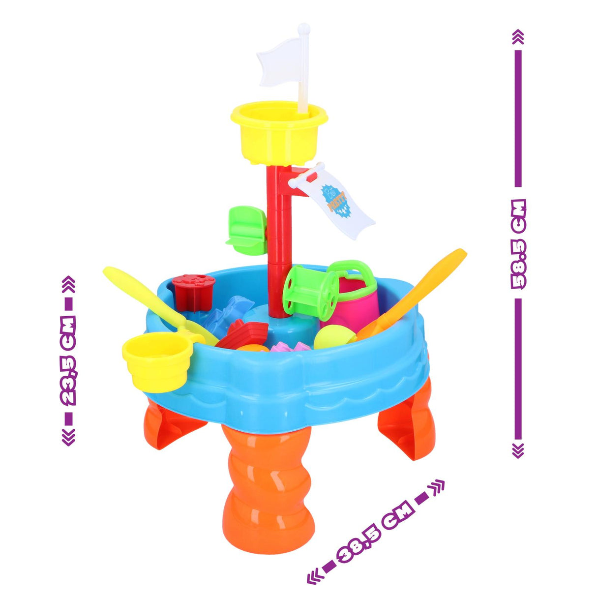 Zand- en Watertafel met Accessoires - maximondo