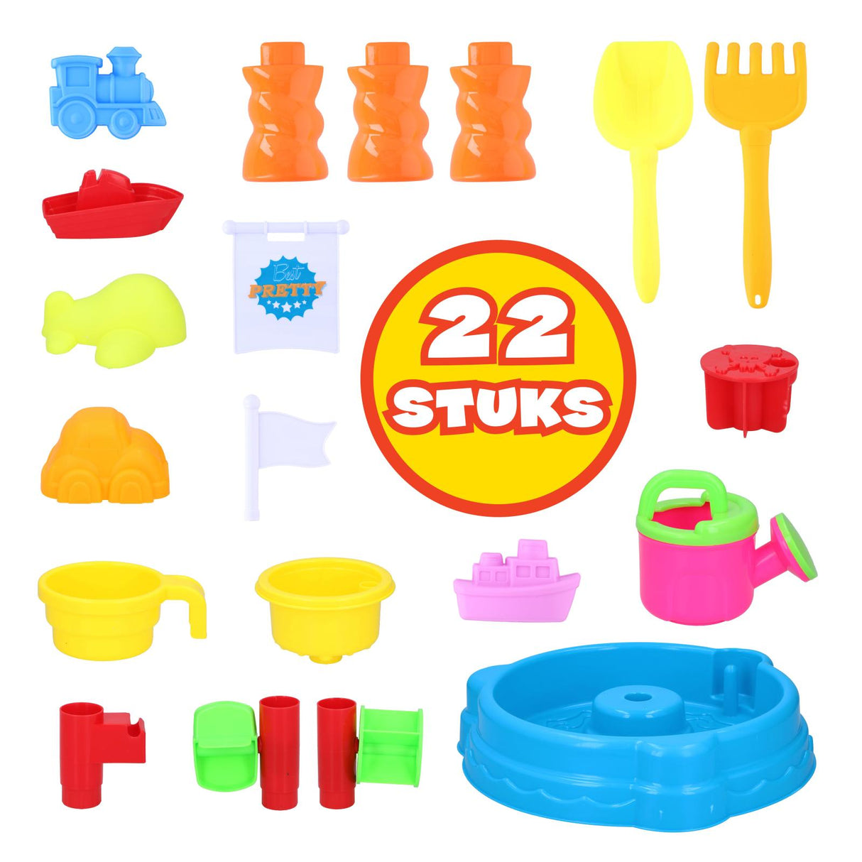 Zand- en Watertafel met Accessoires - maximondo